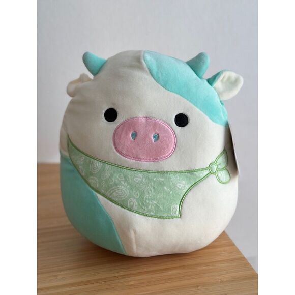 Squishmallows Belana the Cow with Bandana 11" Plush - Picture 1 of 6